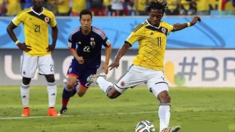 日本176秒造红点2-1哥伦比亚，世界杯首胜南美